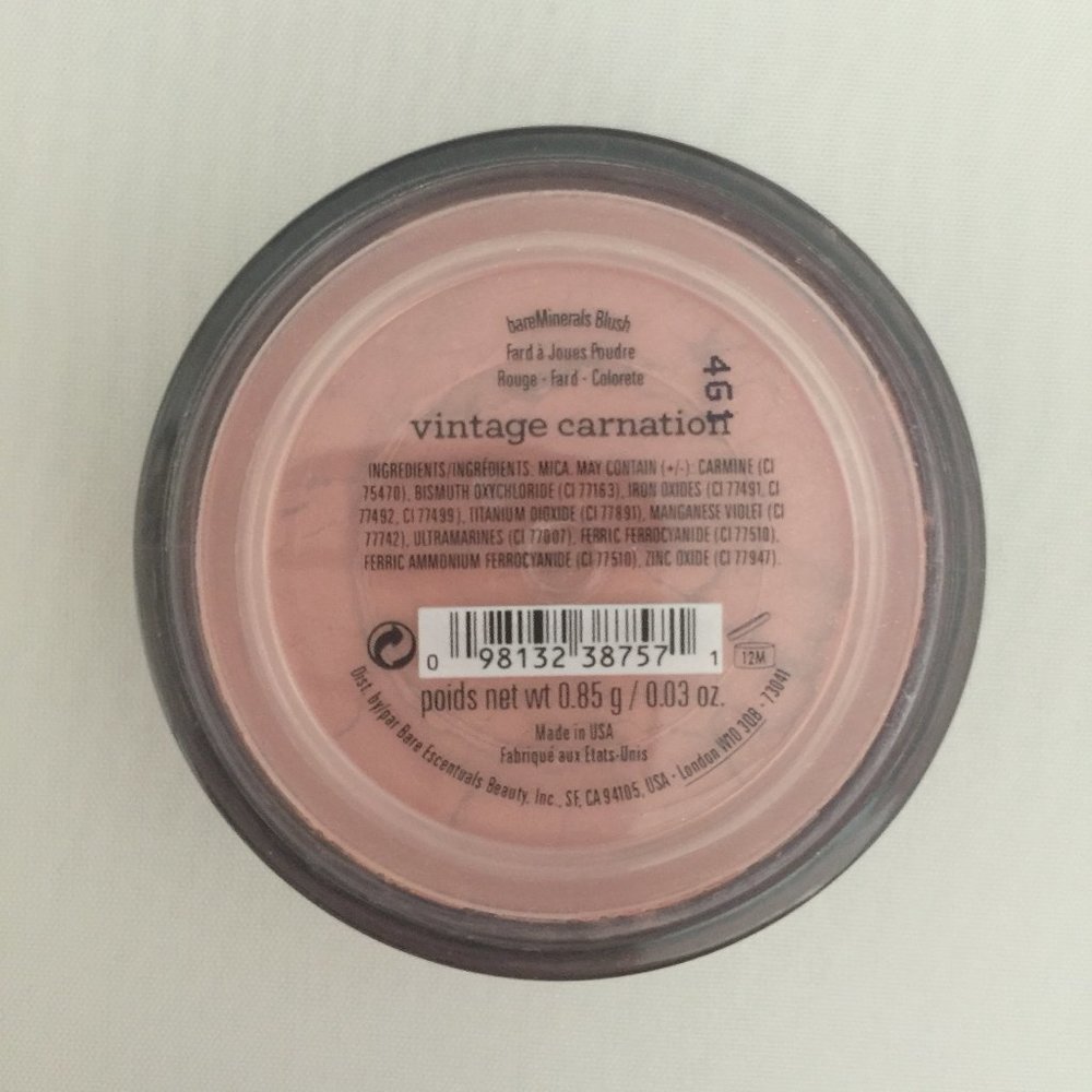 #NWT Original bareMinerals Vintage Carnation Loose Powder Blush 0.85g/0.03oz